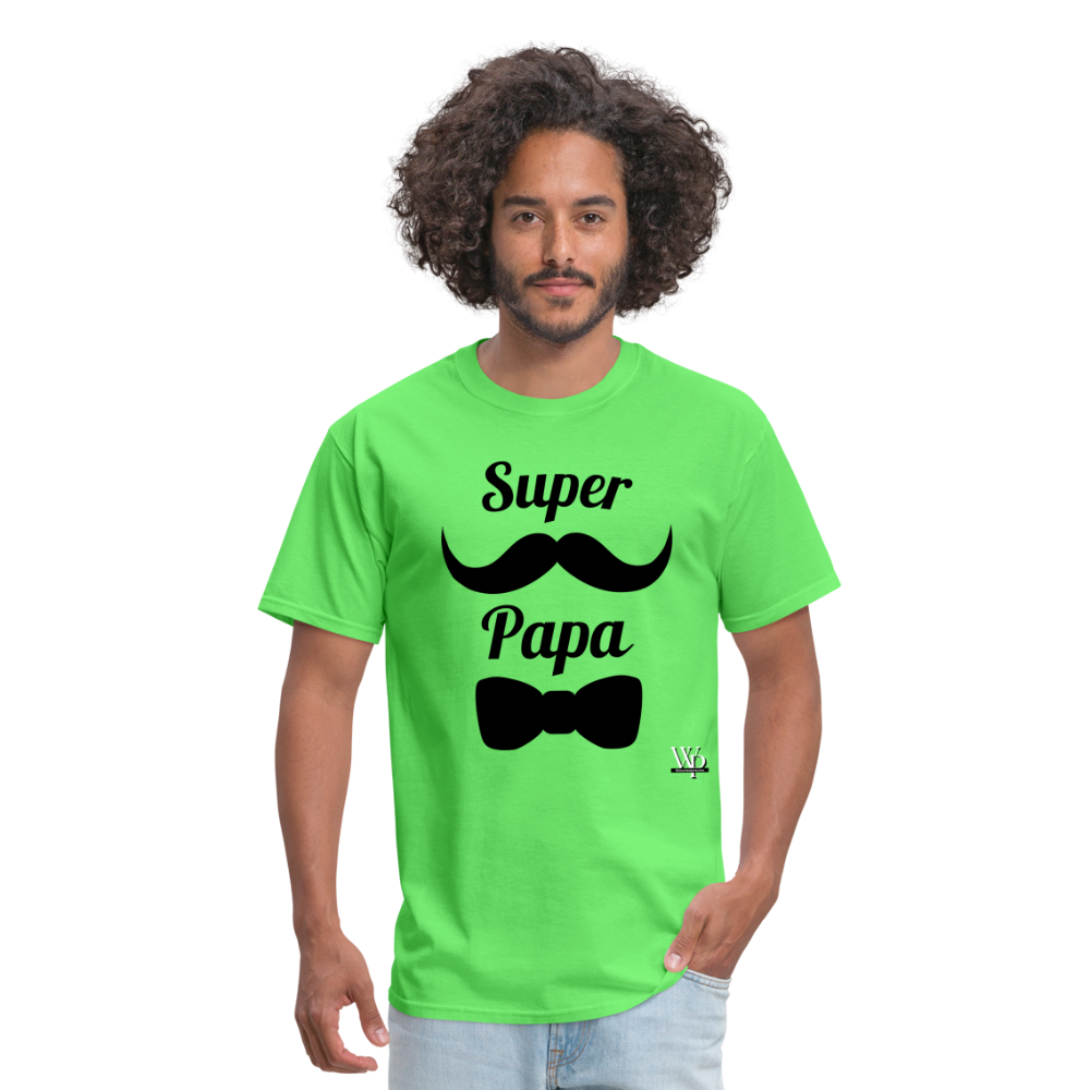 Super Papa T-shirt - kiwi