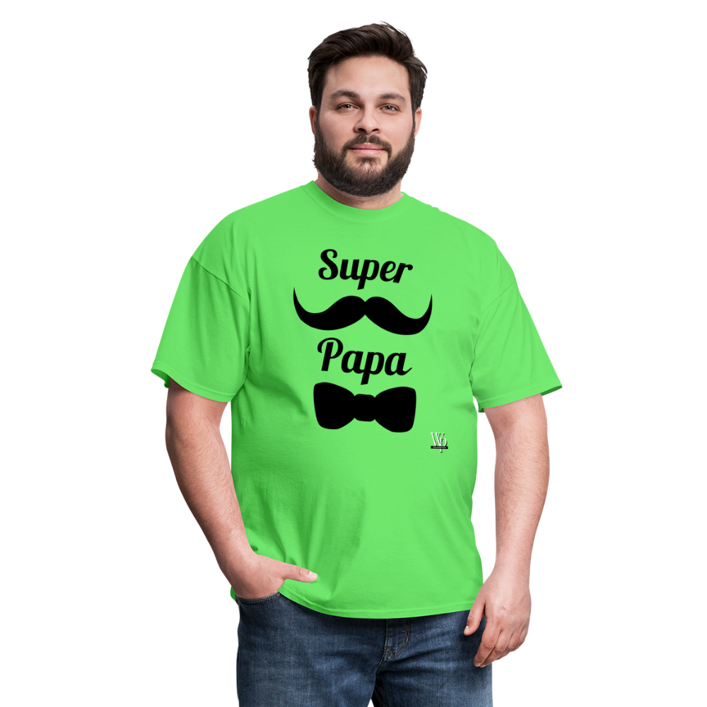 Super Papa T-shirt - kiwi