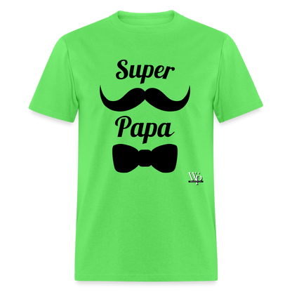 Super Papa T-shirt - kiwi
