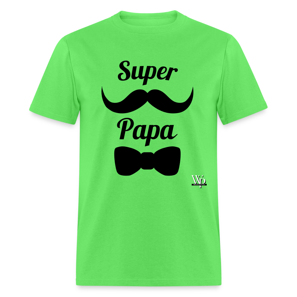 Super Papa T-shirt - kiwi