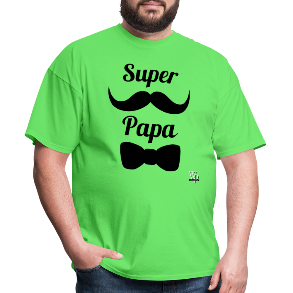 Super Papa T-shirt - kiwi
