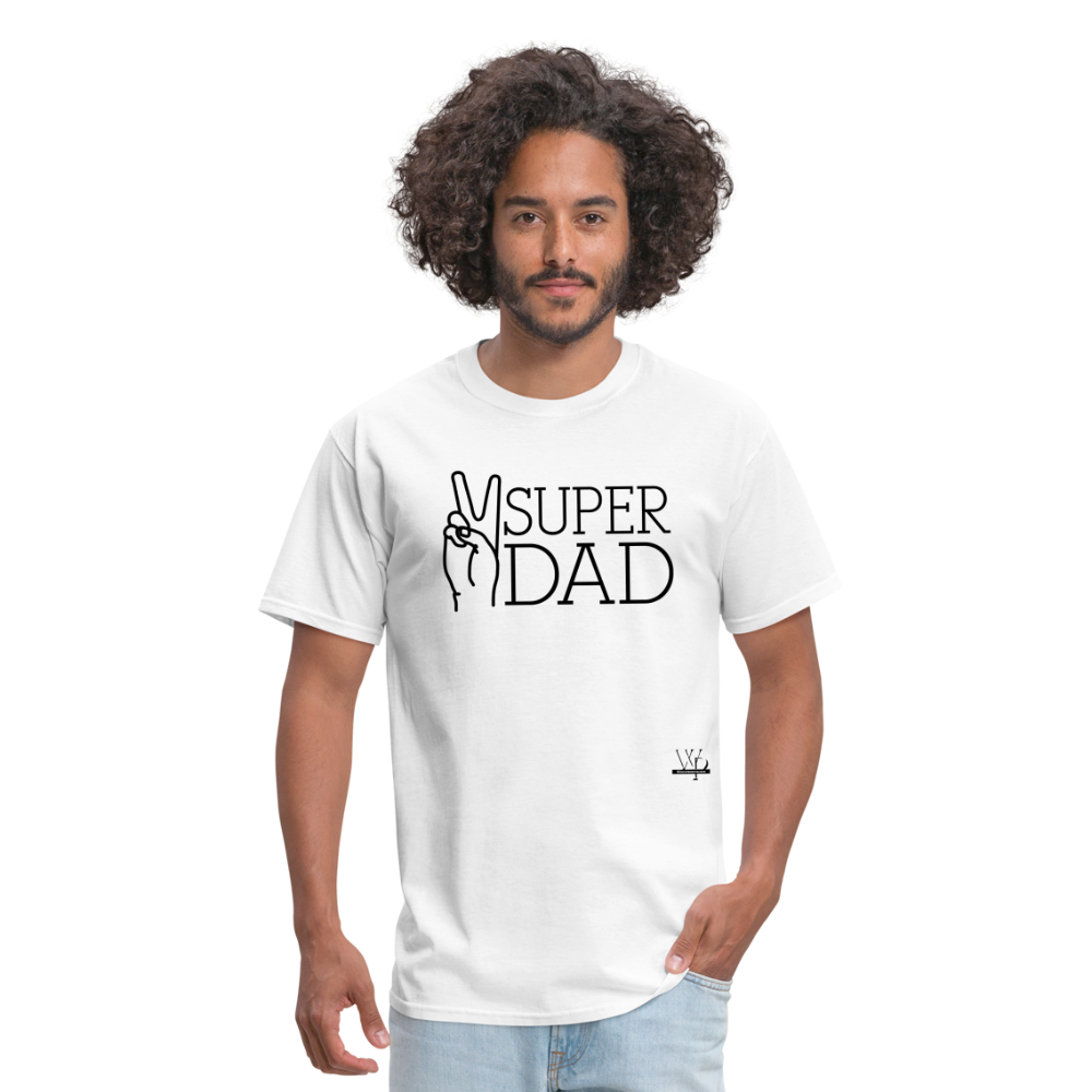 Super Dad T-shirt - white