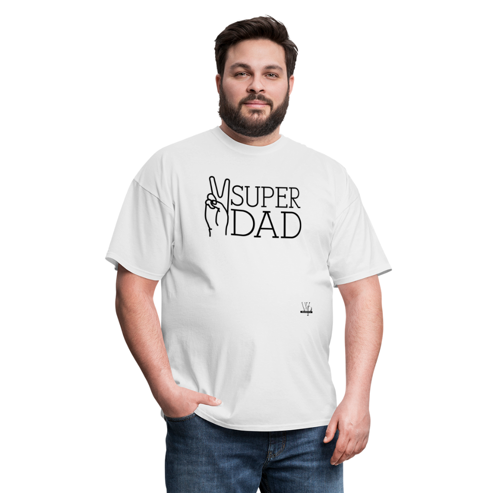 Super Dad T-shirt - white