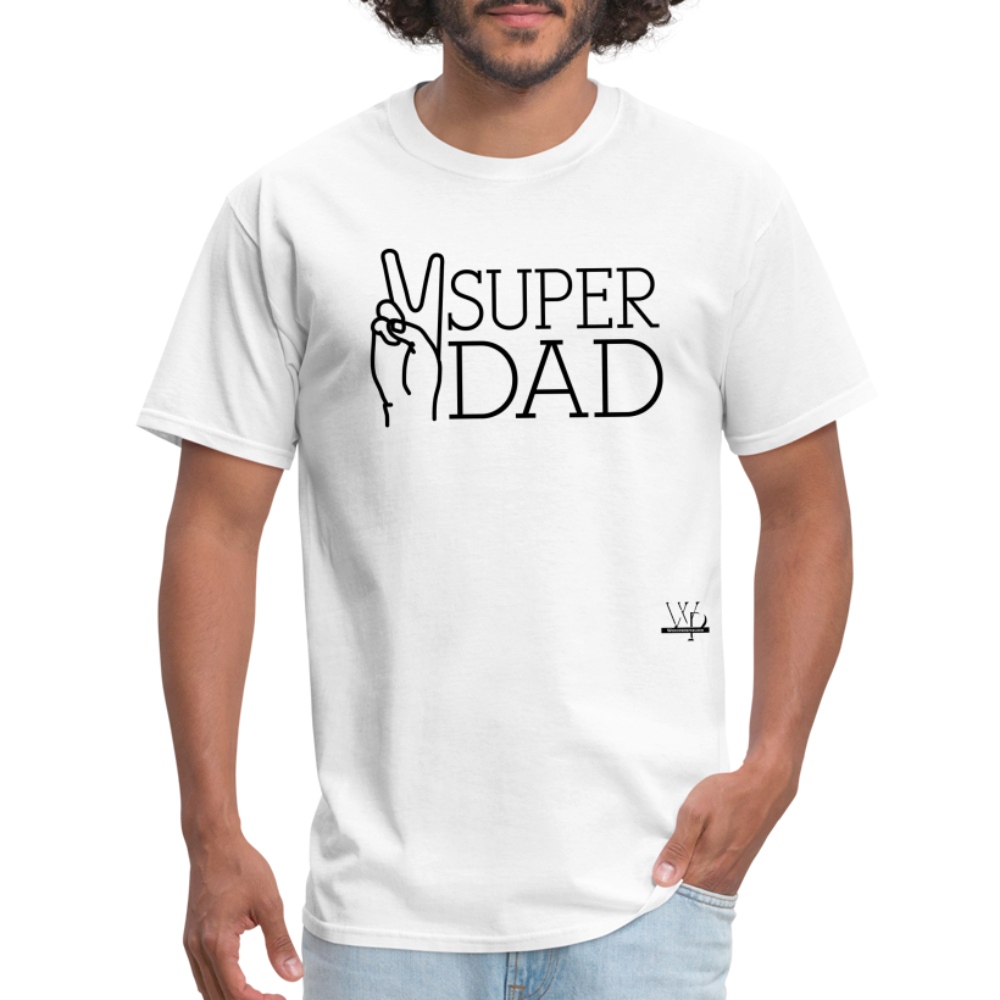Super Dad T-shirt - white