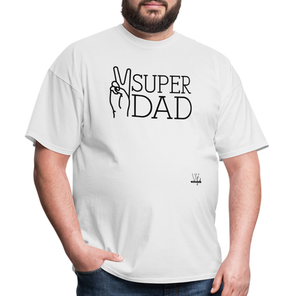 Super Dad T-shirt - white