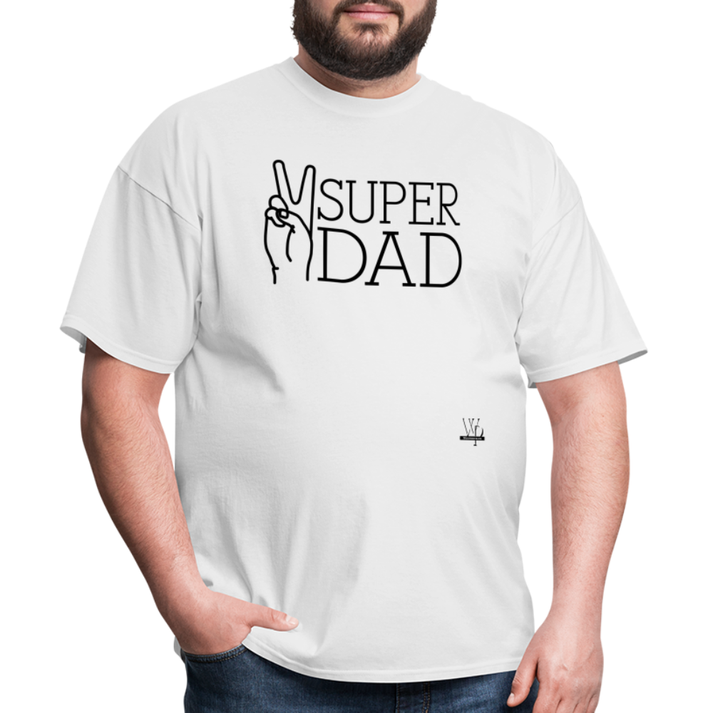 Super Dad T-shirt - white