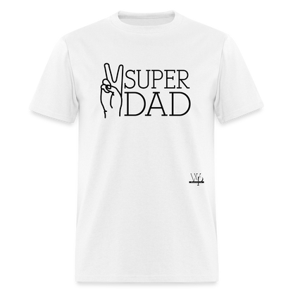 Super Dad T-shirt - white