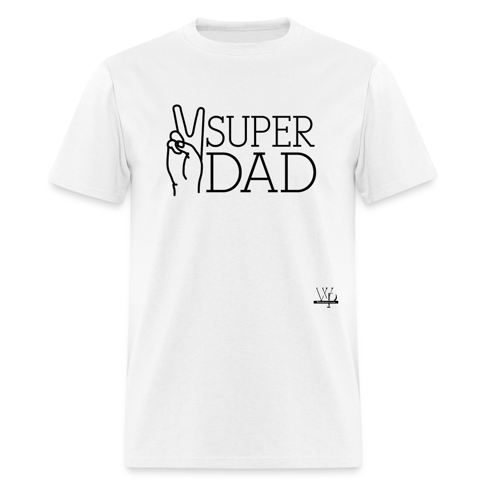 Super Dad T-shirt - white