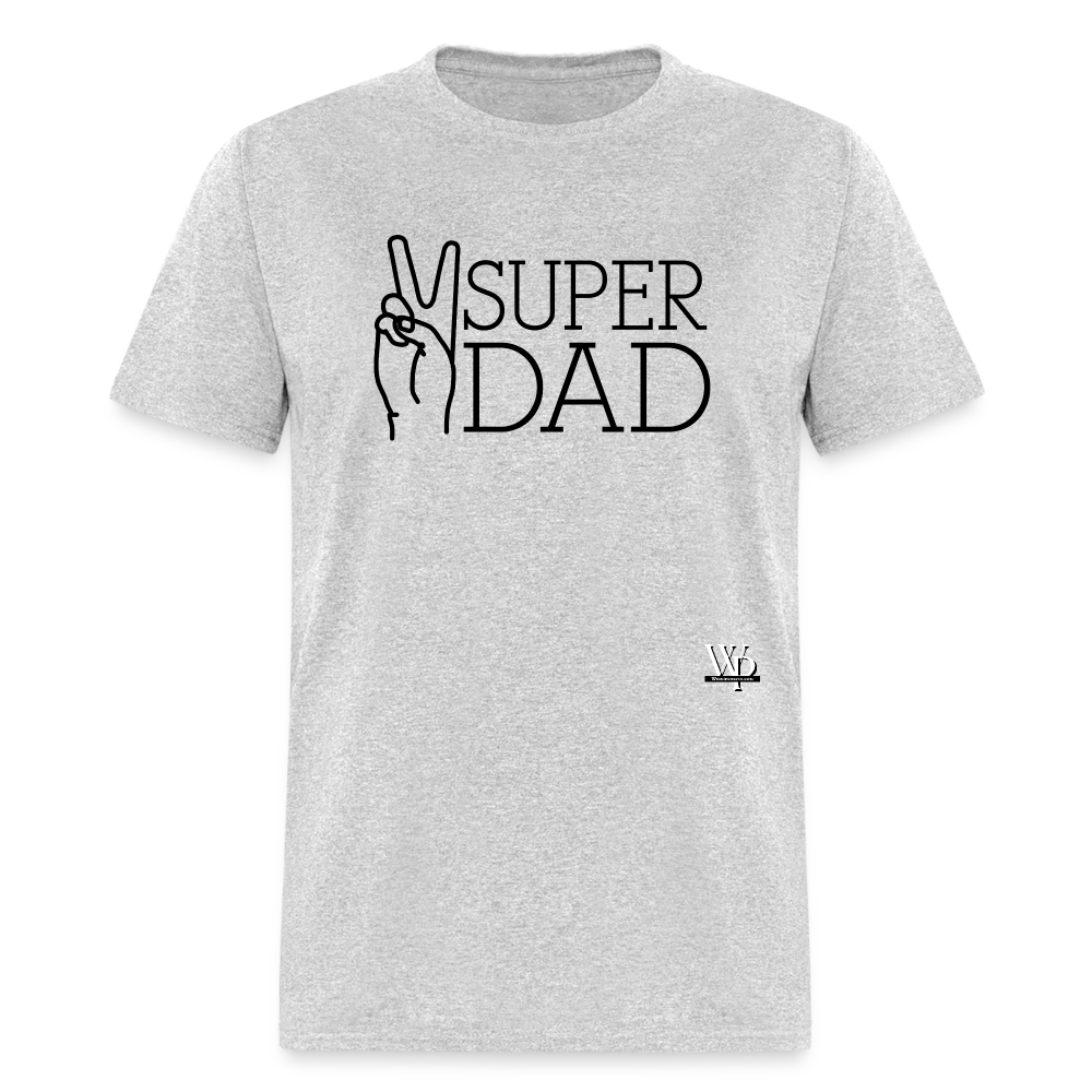 Super Dad T-shirt - heather gray