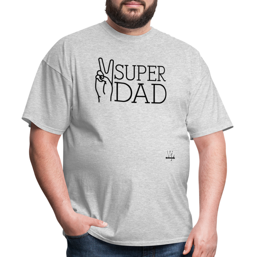 Super Dad T-shirt - heather gray