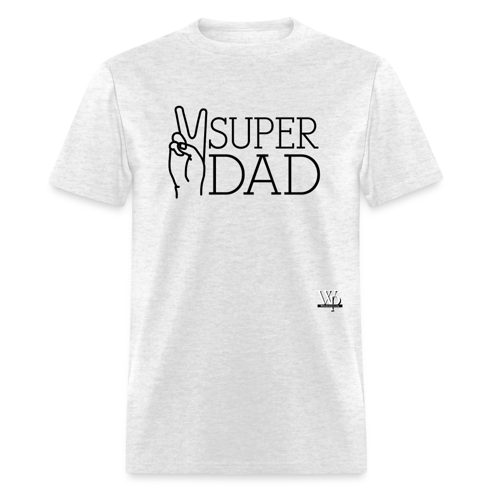 Super Dad T-shirt - light heather gray