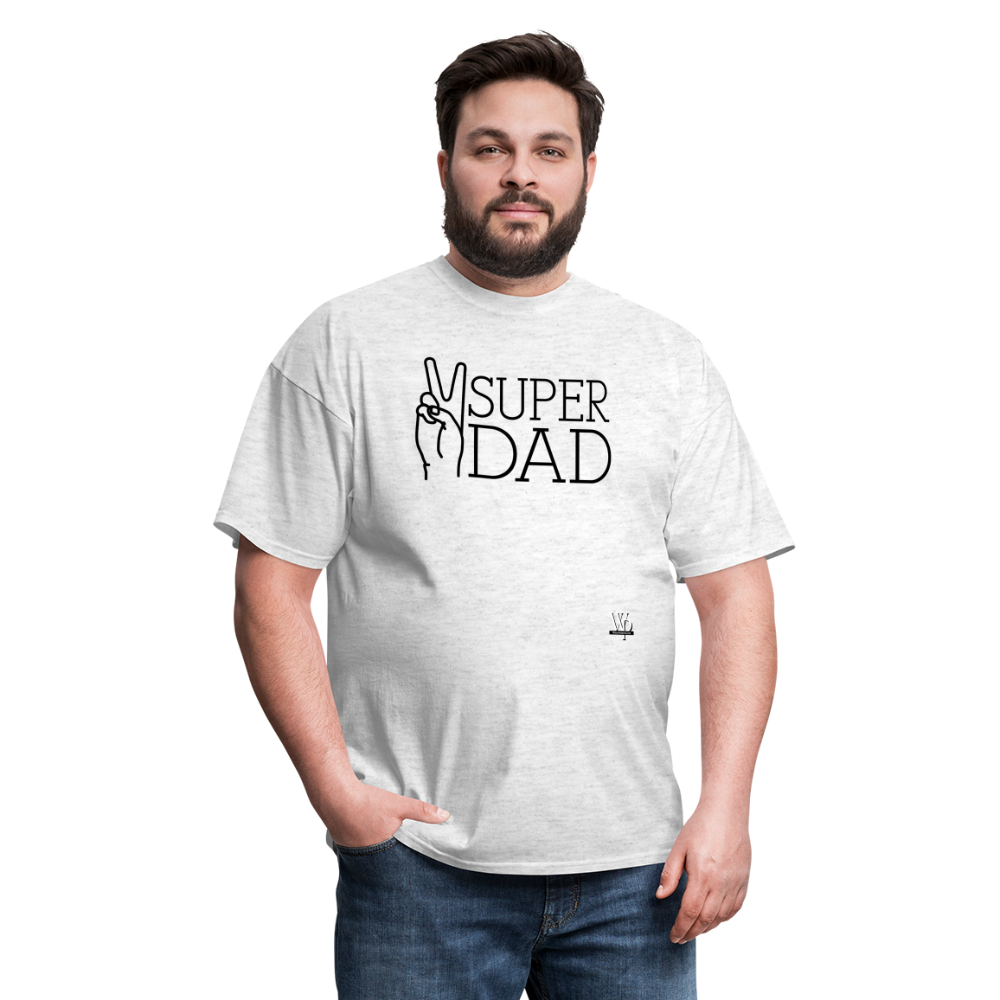 Super Dad T-shirt - light heather gray