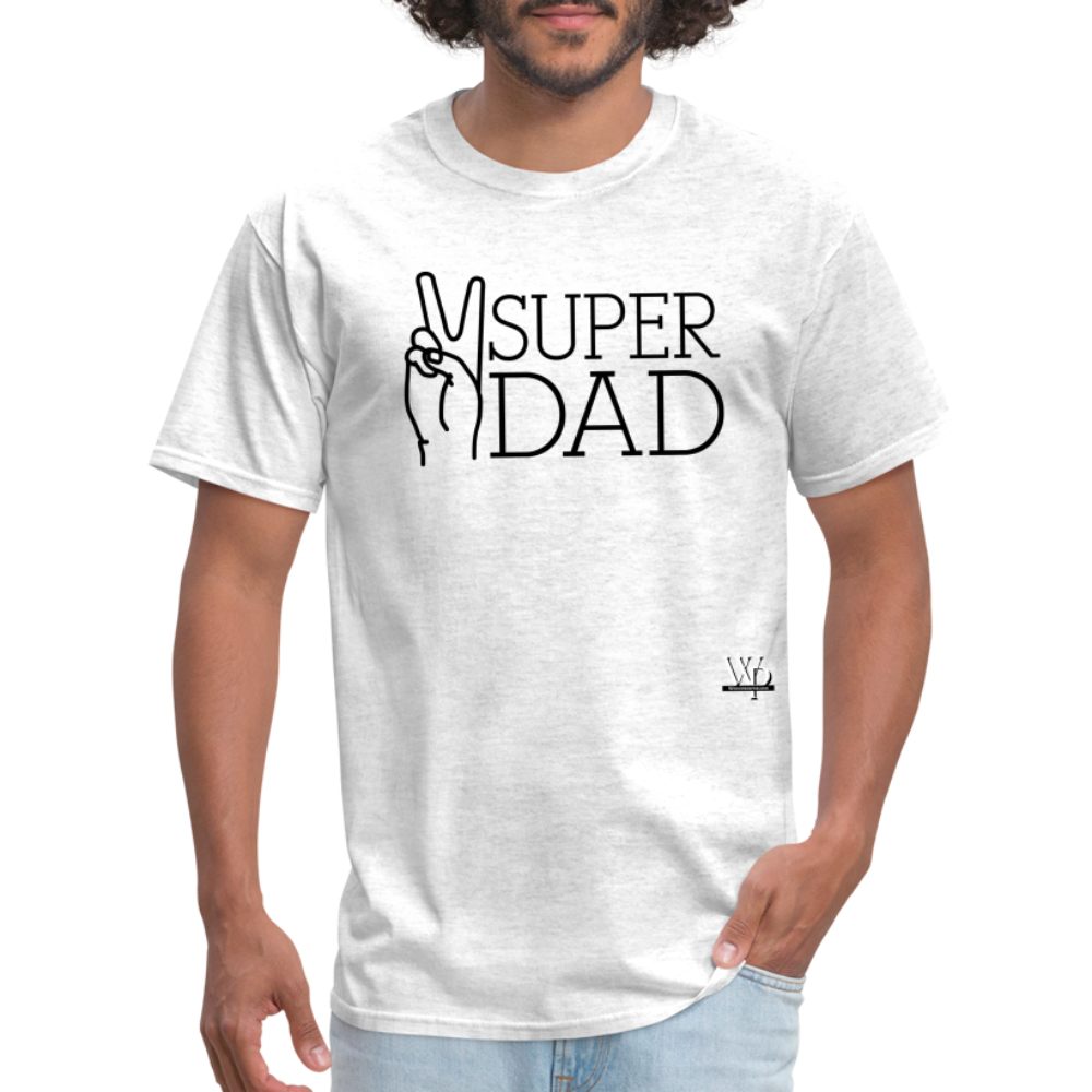 Super Dad T-shirt - light heather gray