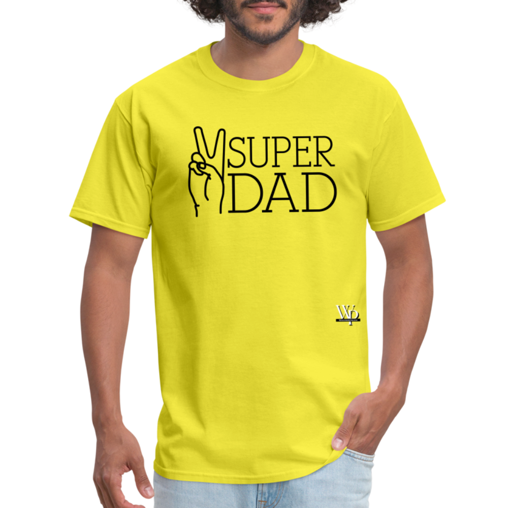 Super Dad T-shirt - yellow