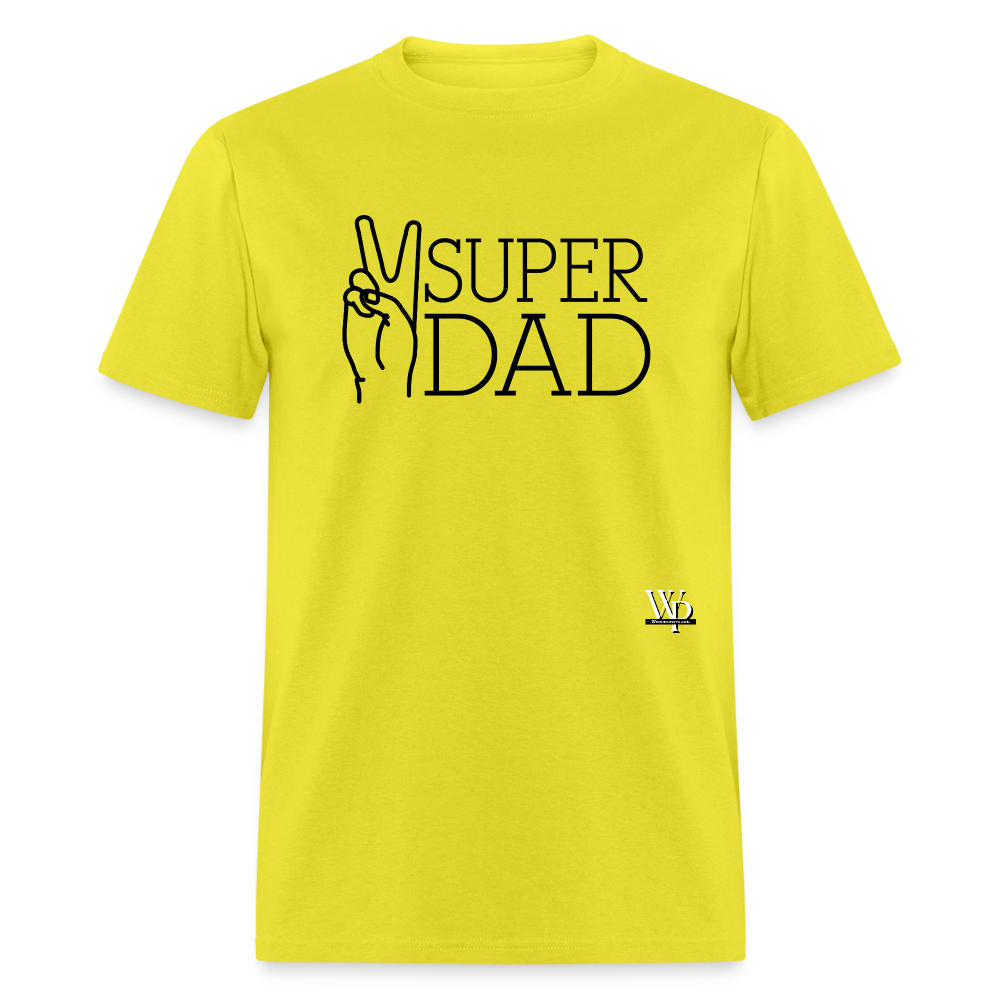 Super Dad T-shirt - yellow