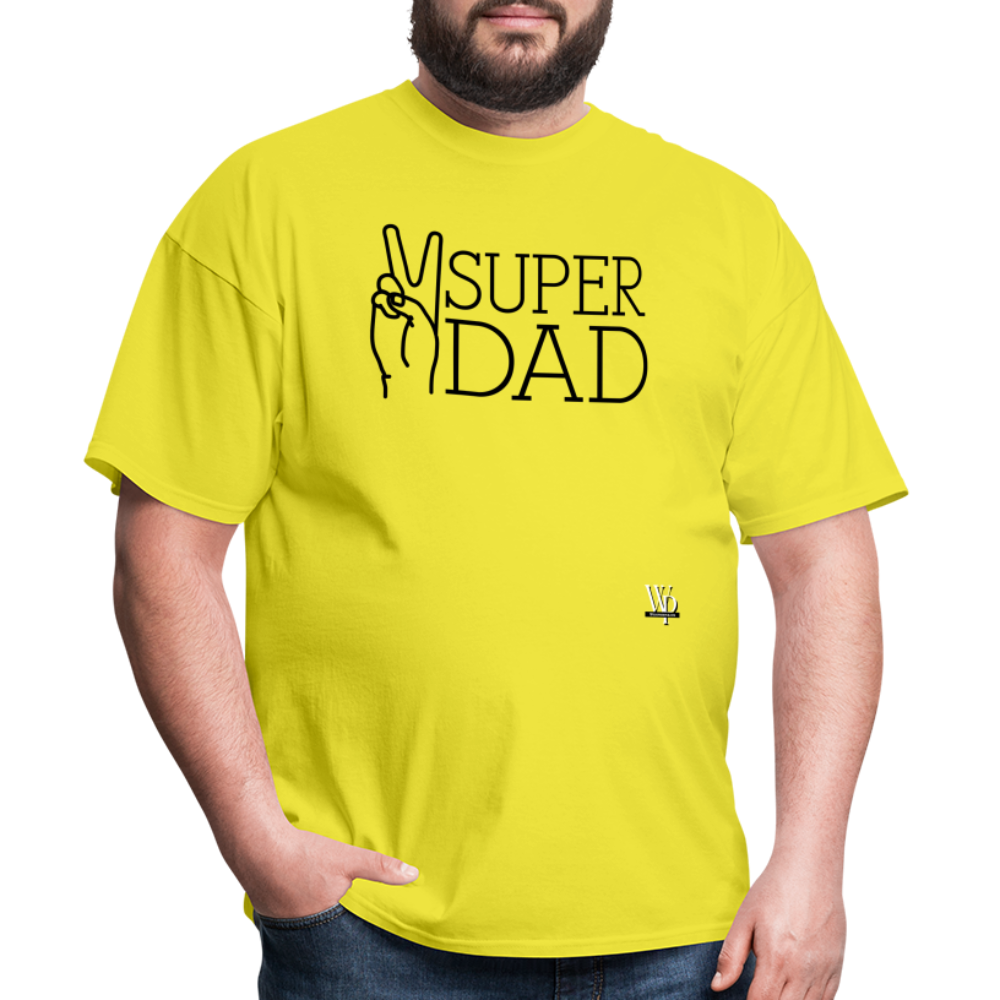 Super Dad T-shirt - yellow