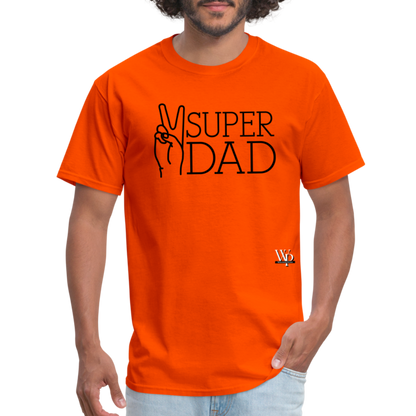 Super Dad T-shirt - orange