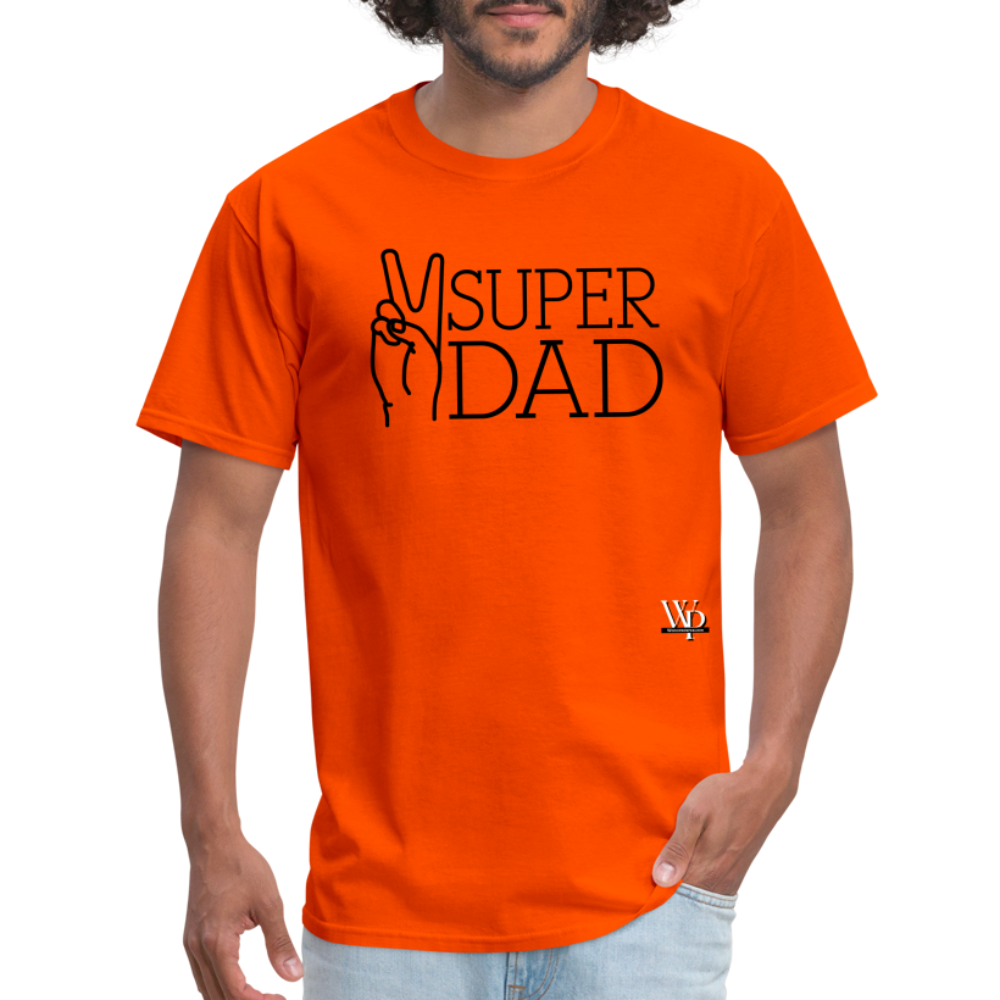 Super Dad T-shirt - orange