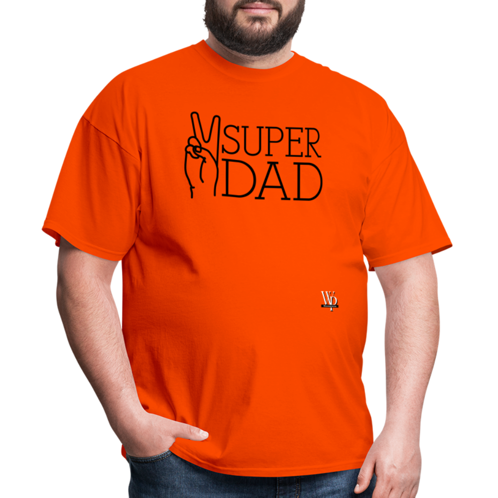 Super Dad T-shirt - orange