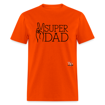 Super Dad T-shirt - orange