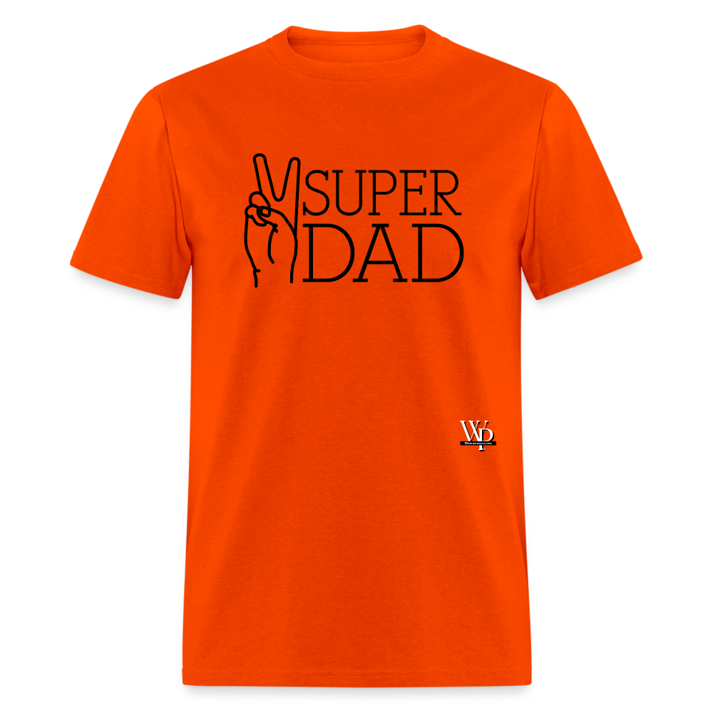 Super Dad T-shirt - orange