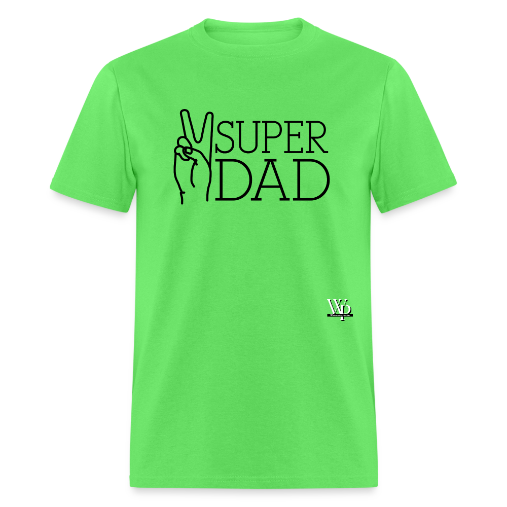 Super Dad T-shirt - kiwi