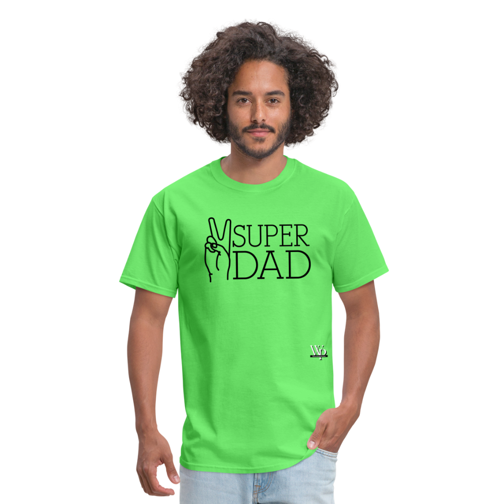 Super Dad T-shirt - kiwi