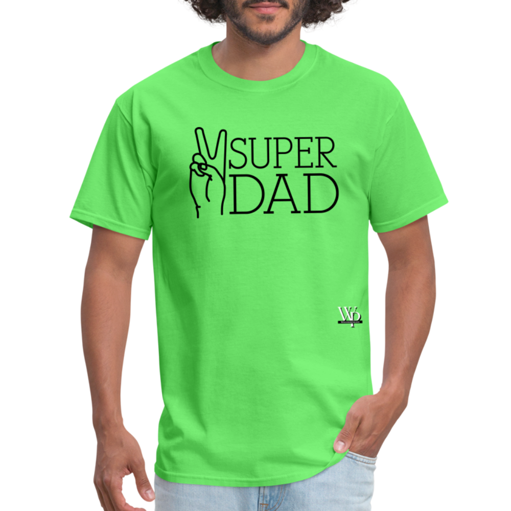 Super Dad T-shirt - kiwi
