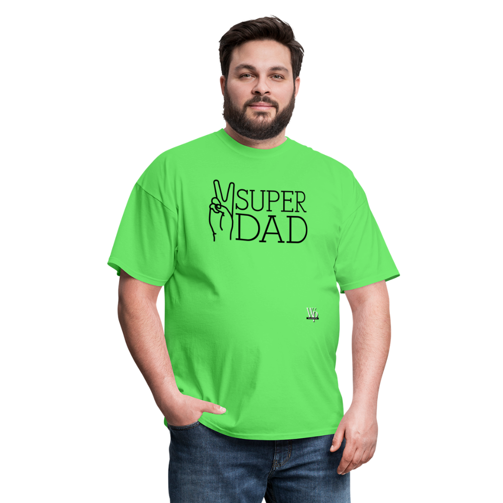 Super Dad T-shirt - kiwi