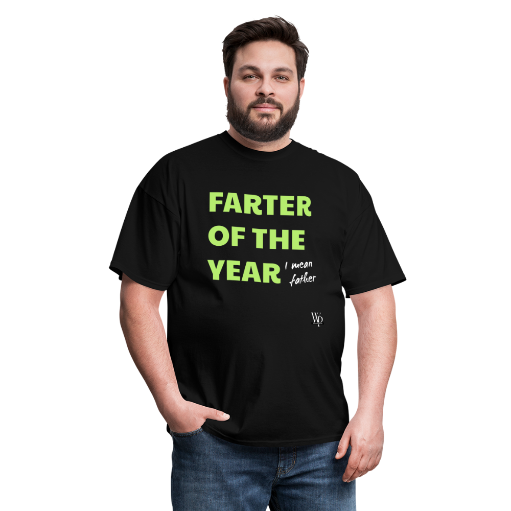 Farter Of The Year, I Mean Father T-shirt - black