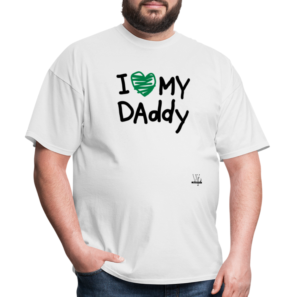 I Love My Daddy T-shirt - white