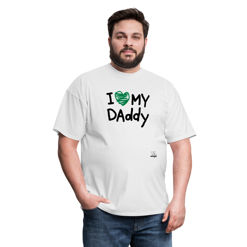 I Love My Daddy T-shirt - white