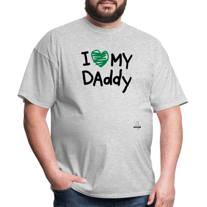 I Love My Daddy T-shirt - heather gray