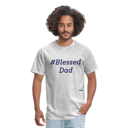 #Blessed Dad T-shirt - heather gray