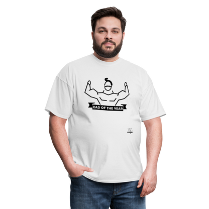 Dad of The Year T-shirt - white