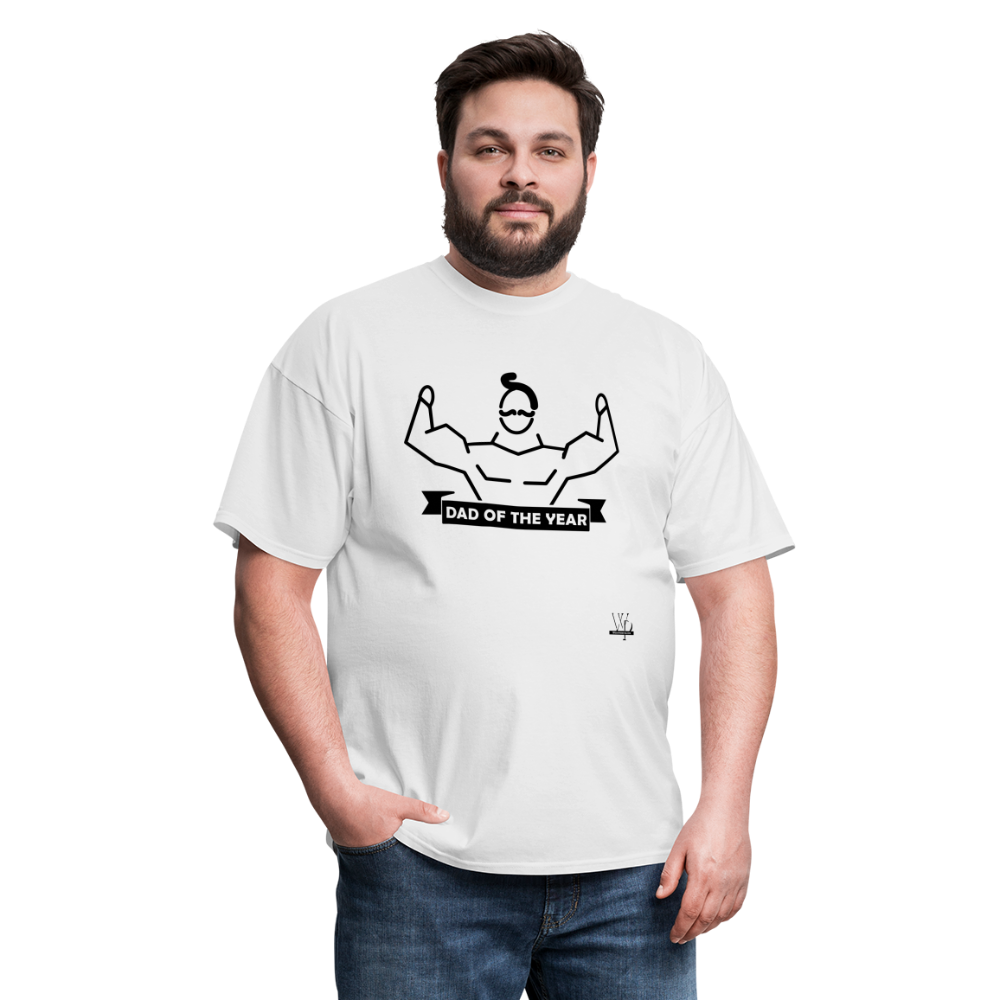 Dad of The Year T-shirt - white