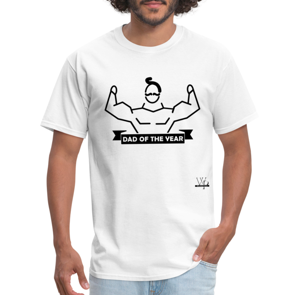 Dad of The Year T-shirt - white