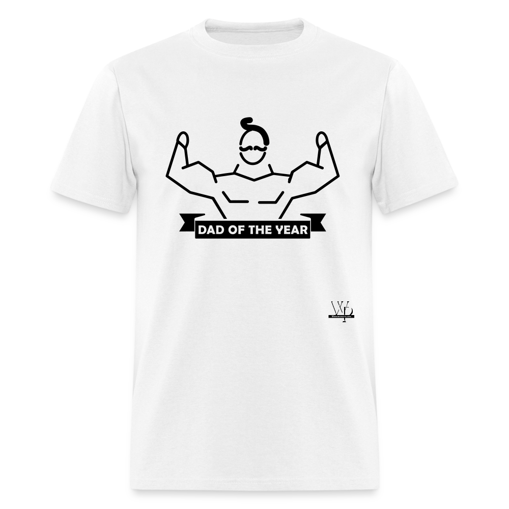 Dad of The Year T-shirt - white