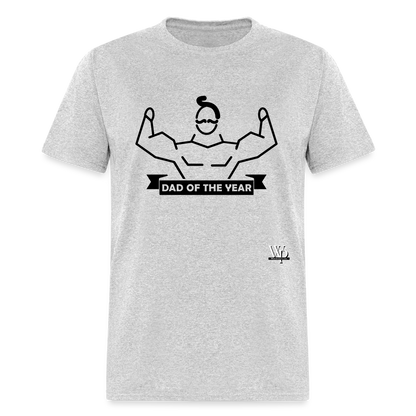 Dad of The Year T-shirt - heather gray