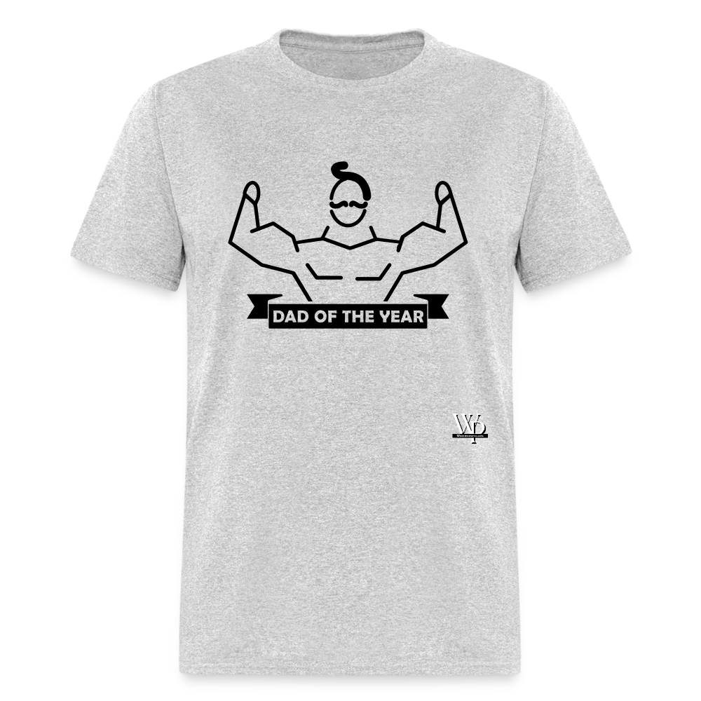 Dad of The Year T-shirt - heather gray