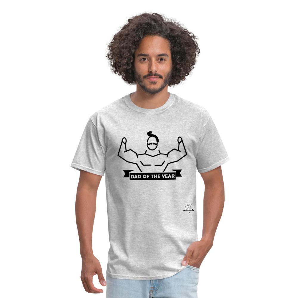 Dad of The Year T-shirt - heather gray