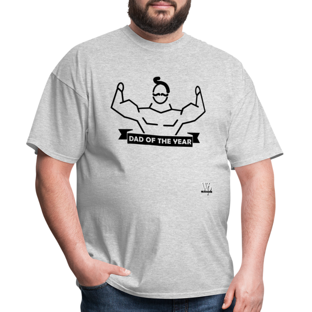 Dad of The Year T-shirt - heather gray