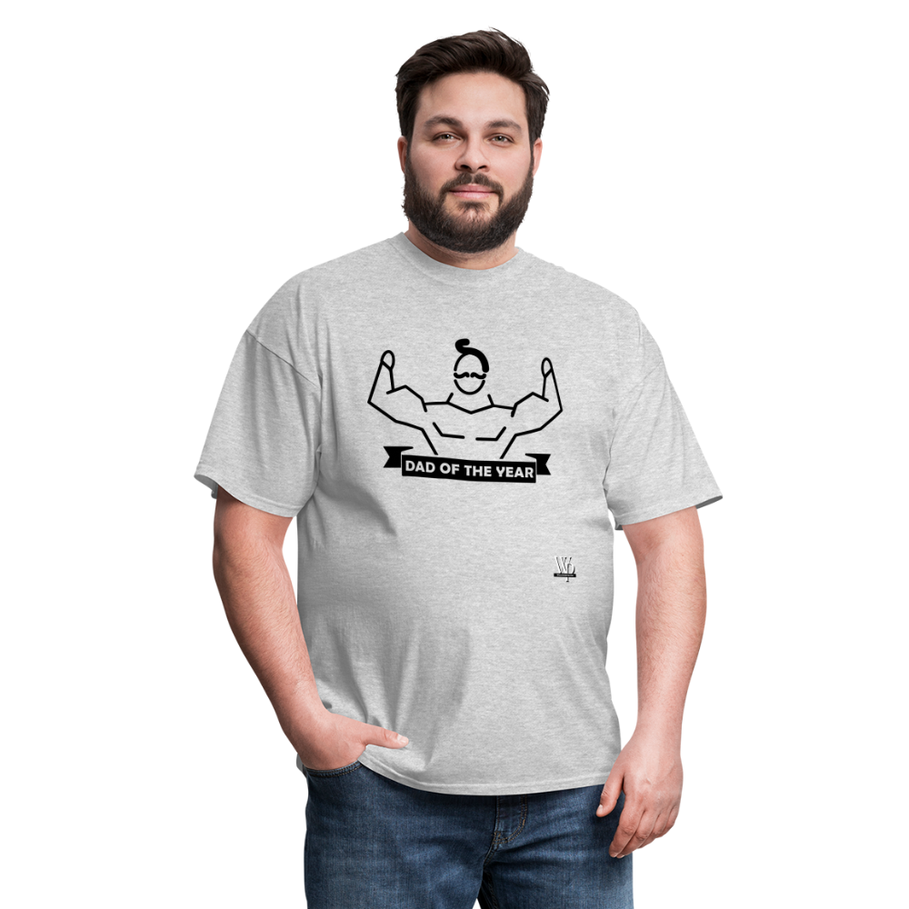 Dad of The Year T-shirt - heather gray