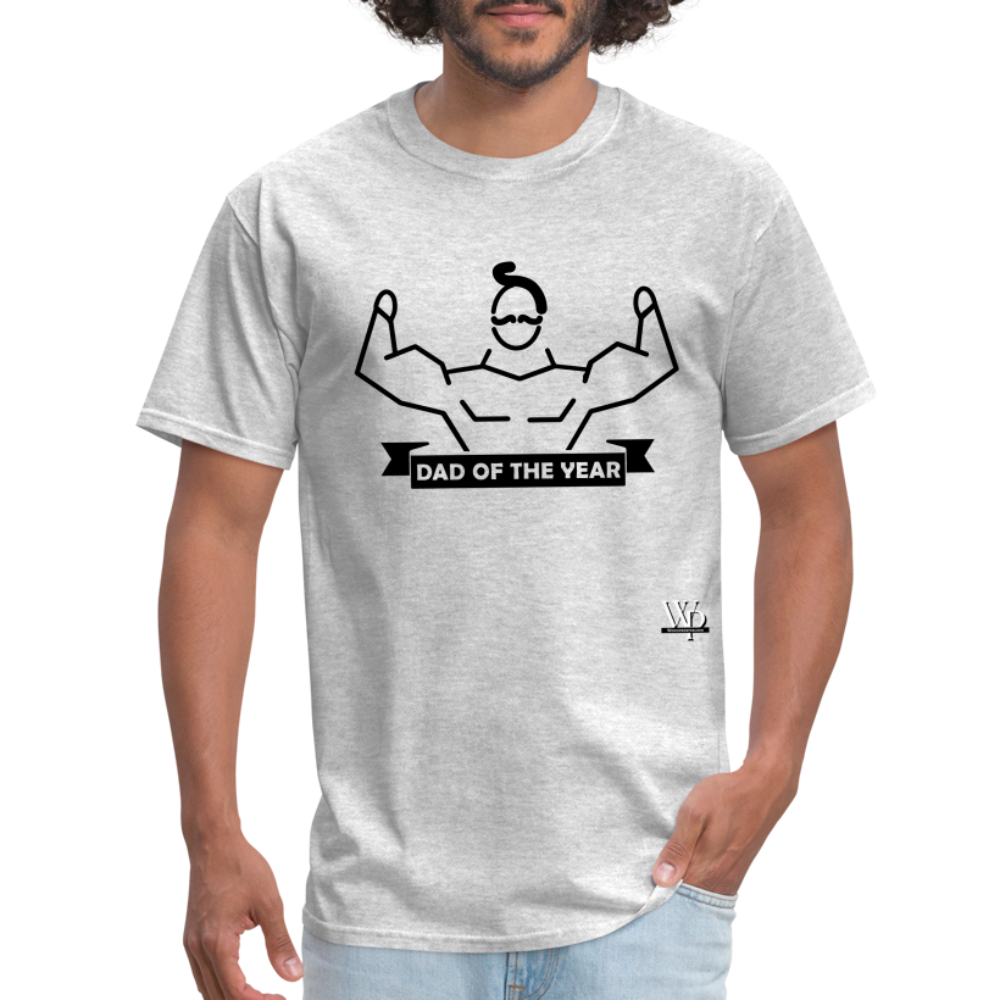 Dad of The Year T-shirt - heather gray