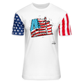 Independence Day Stars & Stripes Unisex T-Shirt - white