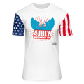 Independence Day 4th Unisex Tshirt - white