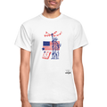 Independence Day Unisex Tshirt- Statue of Liberty - white