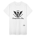 Independence Day Eagle Unisex Tshirt - white