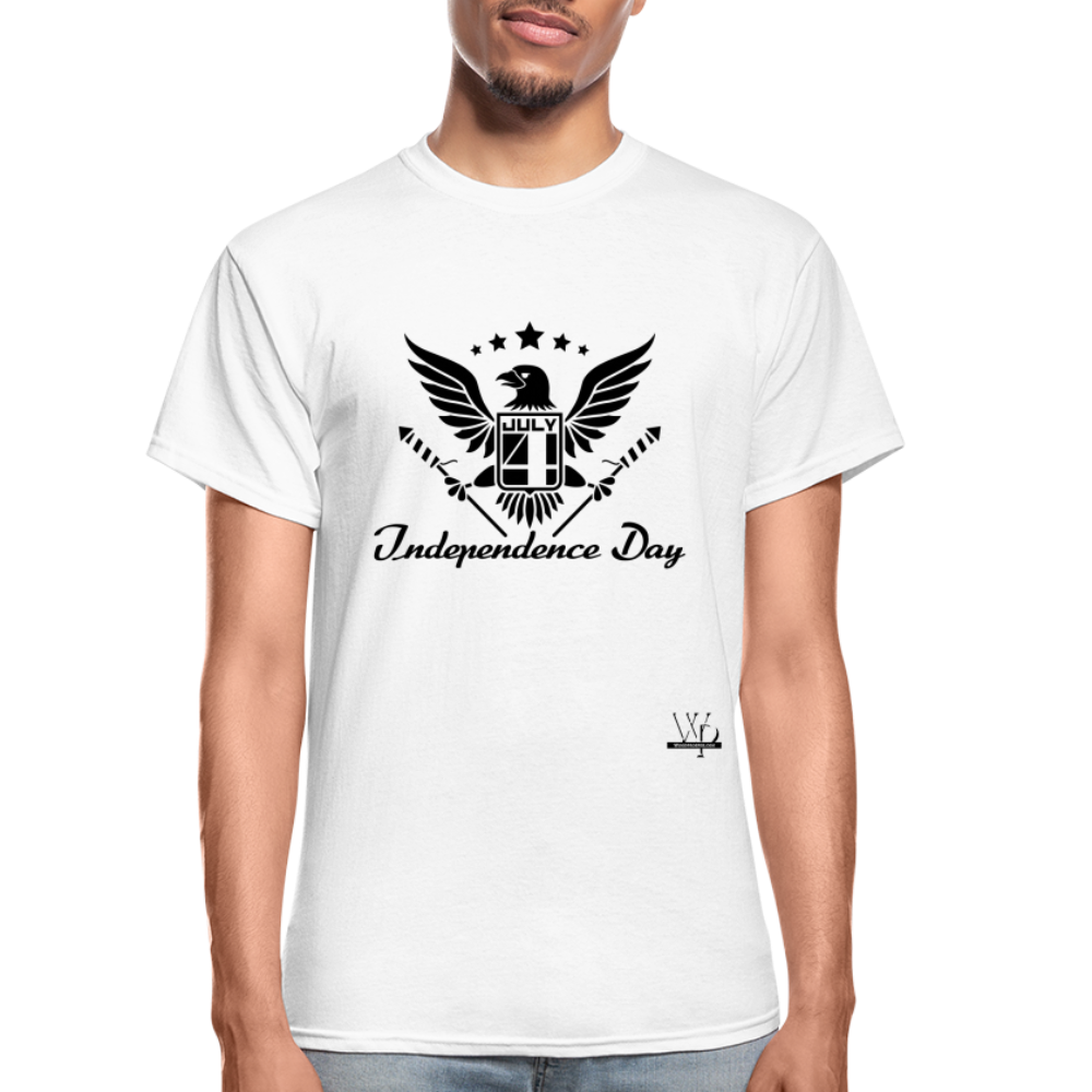 Independence Day Eagle Unisex Tshirt - white