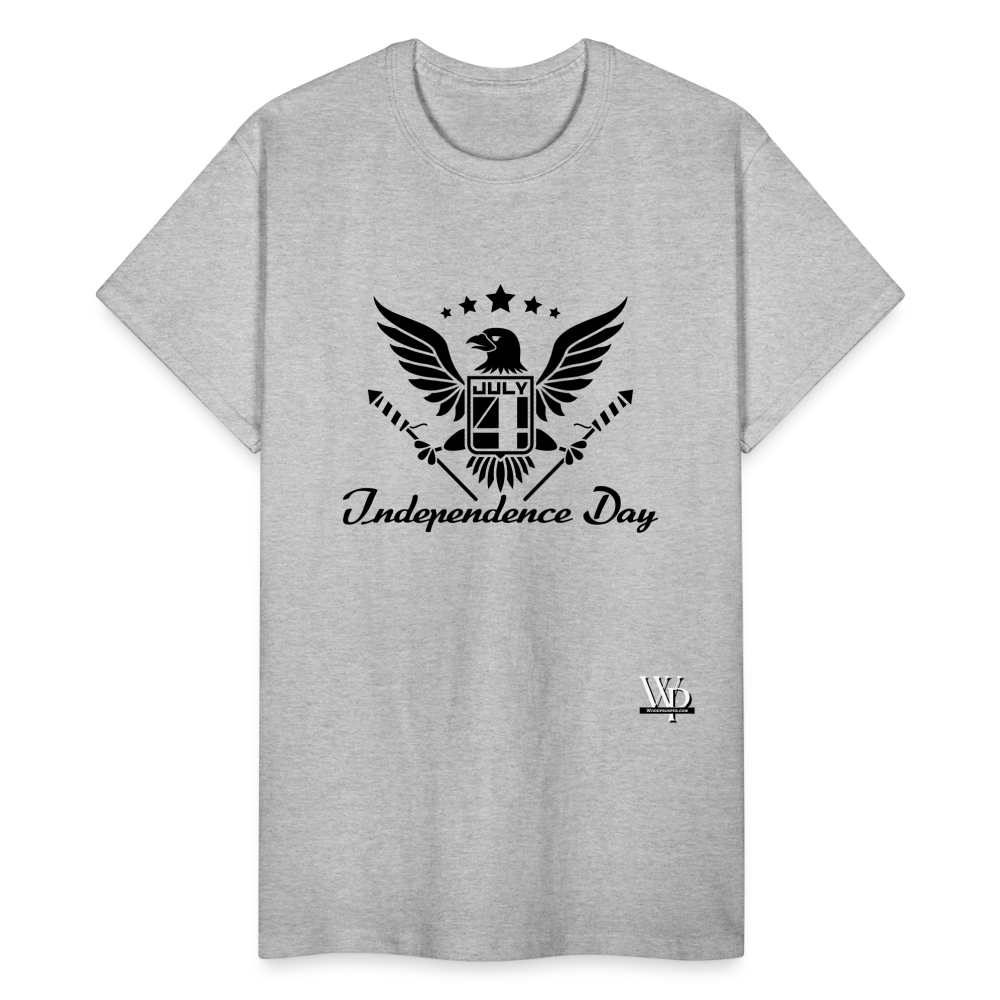 Independence Day Eagle Unisex Tshirt - heather gray